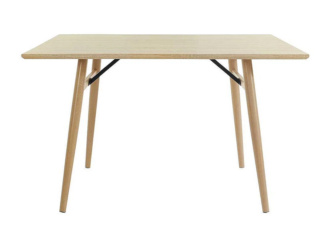 Esstisch Küchentisch in Eichefarben mit Vierfußgestell