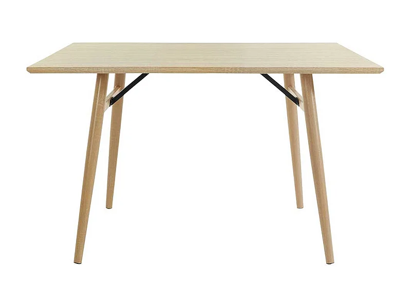 Esstisch Küchentisch in Eichefarben mit Vierfußgestell