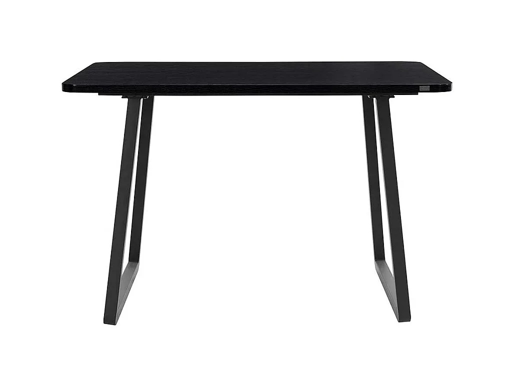 Küchen Tisch mit Metall Bügelgestell Schwarz