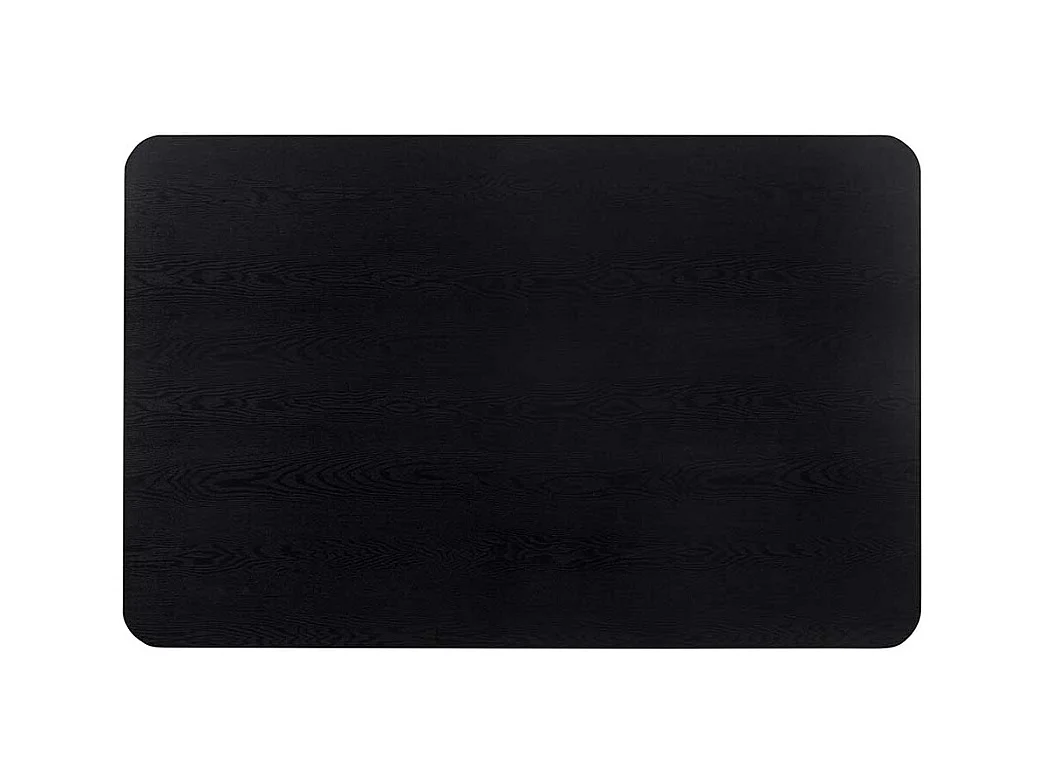 Küchen Tisch mit Metall Bügelgestell Schwarz