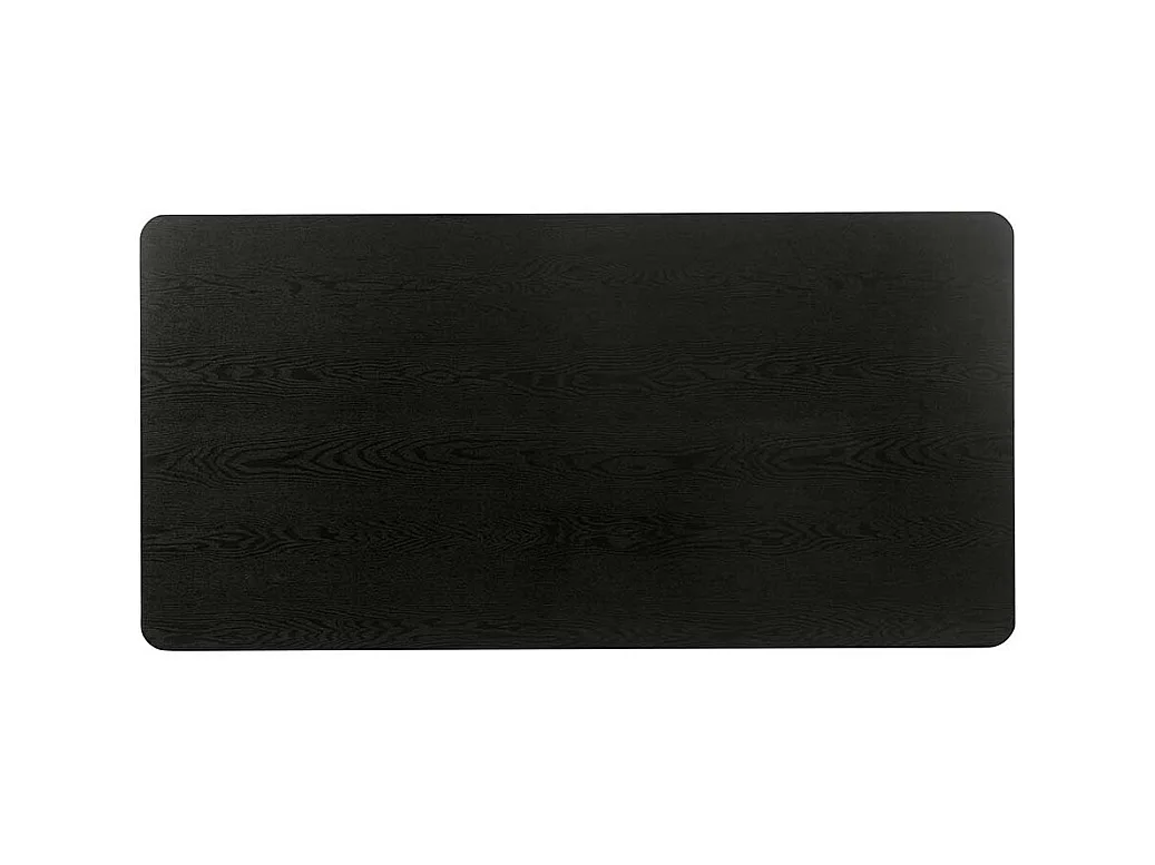 Küchen Tisch mit Metall Bügelgestell Schwarz