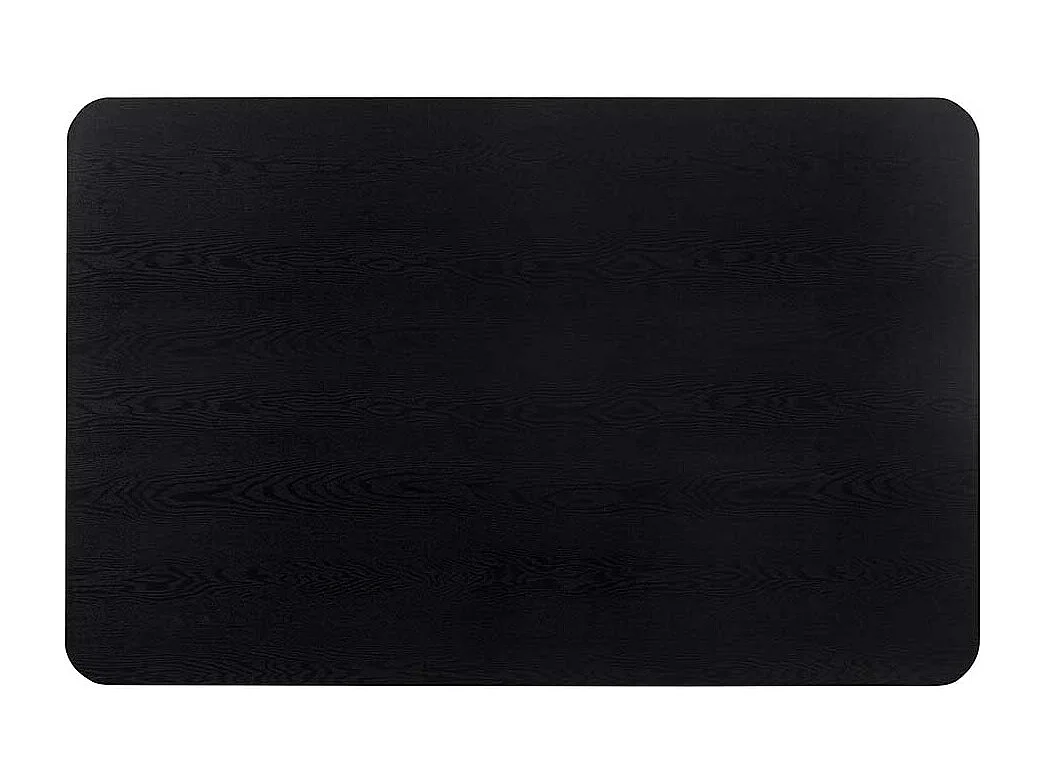 Küchen Tisch mit Metall Bügelgestell Schwarz