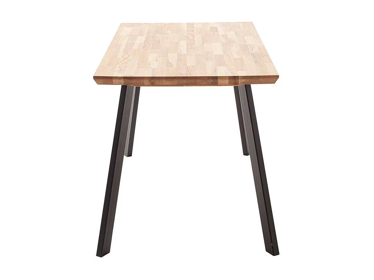 Esstisch Esszimmertisch im Industry und Loft Stil mit Schweizer Kante