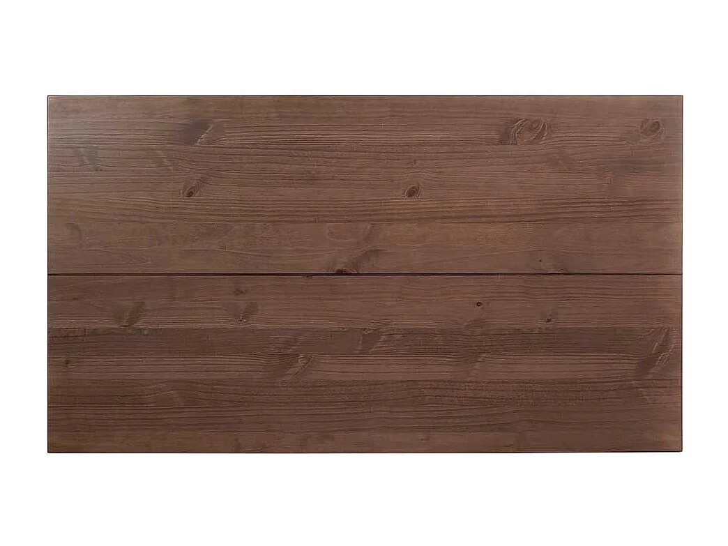 Esstisch Tisch Esszimmer in Dunkelbraun mit Massivholzplatte