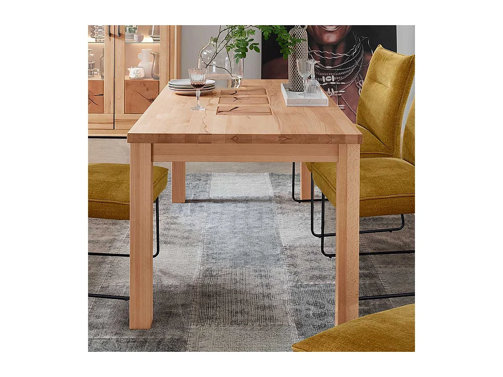 Massivholztisch Kernbuche Esszimmer geölt modernem Design