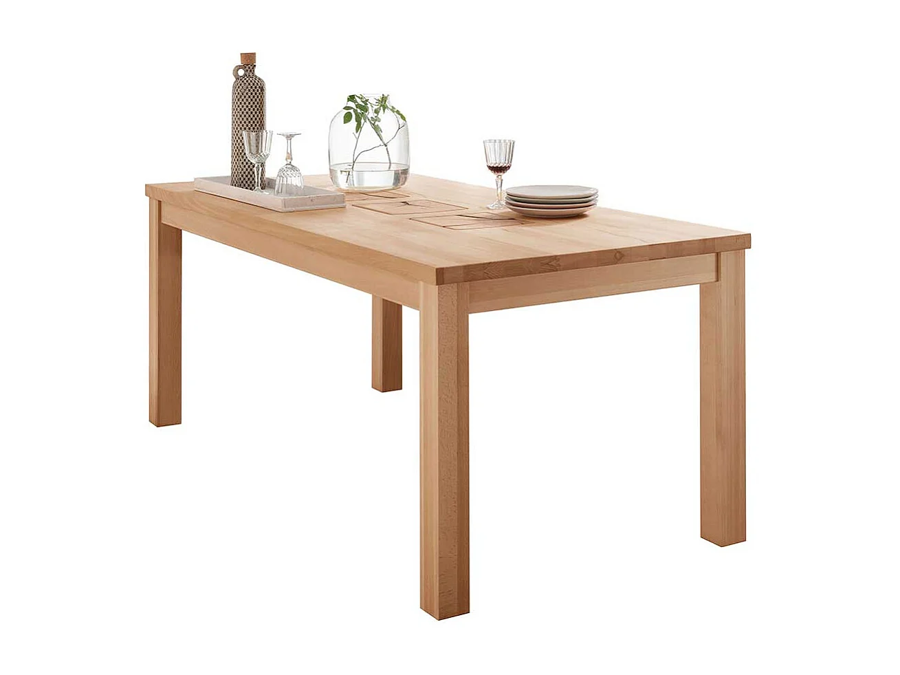 Massivholztisch Kernbuche Esszimmer geölt modernem Design