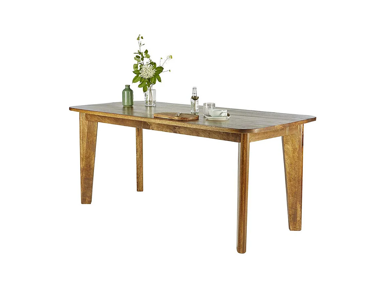 Esszimmertisch aus Mangobaum Massivholz 180 cm breit