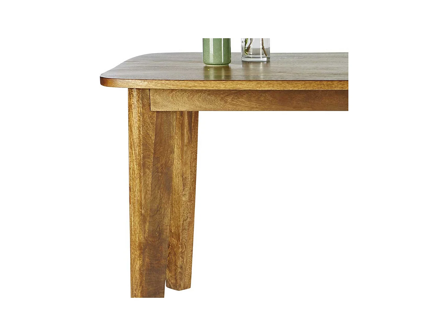 Esszimmertisch aus Mangobaum Massivholz 180 cm breit