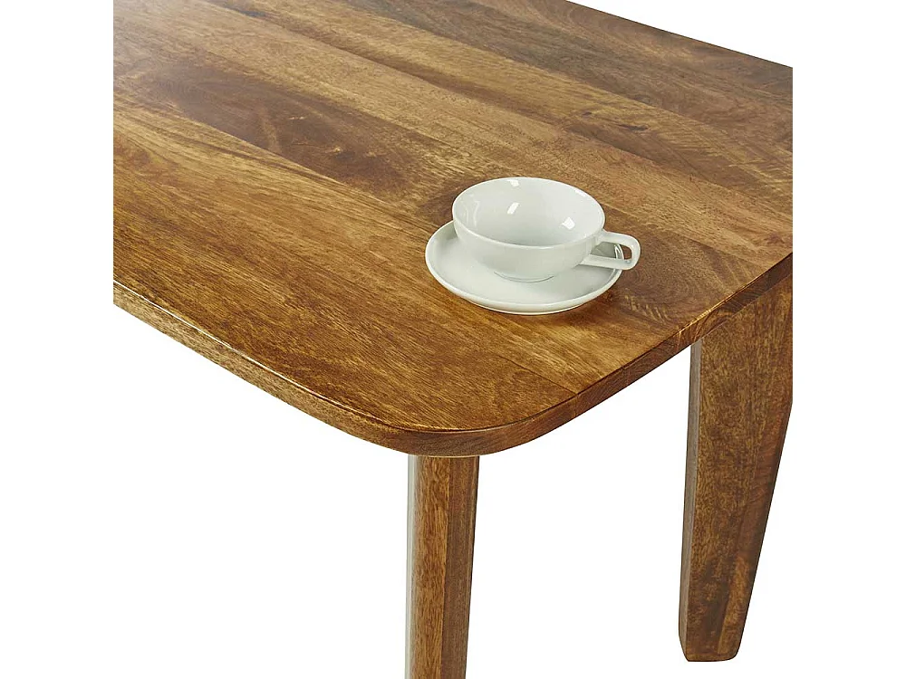 Esszimmertisch aus Mangobaum Massivholz 180 cm breit