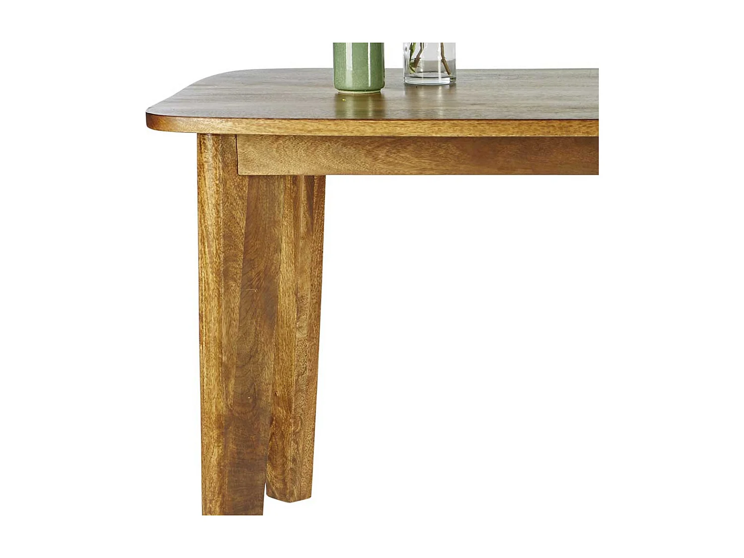 Esszimmertisch aus Mangobaum Massivholz 180 cm breit