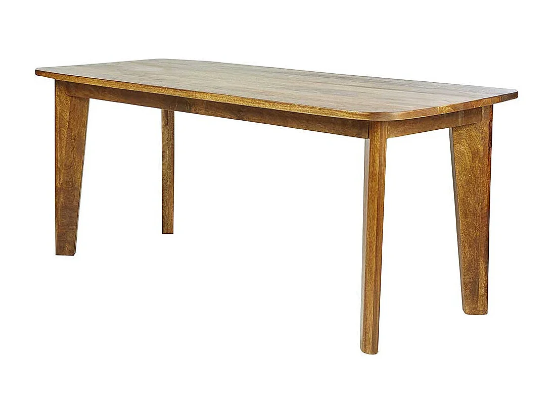 Esszimmertisch aus Mangobaum Massivholz 180 cm breit