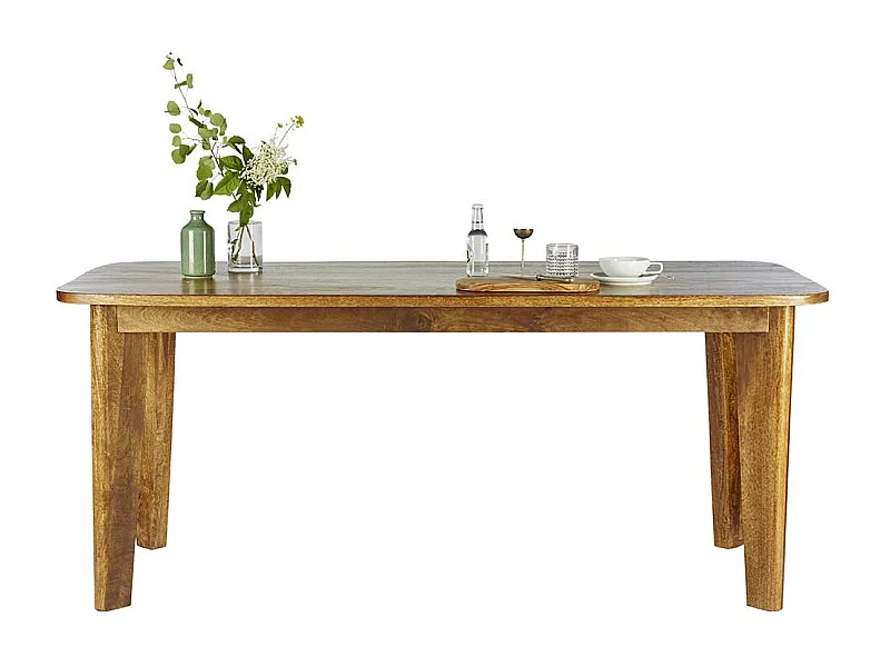 Esszimmertisch aus Mangobaum Massivholz 180 cm breit