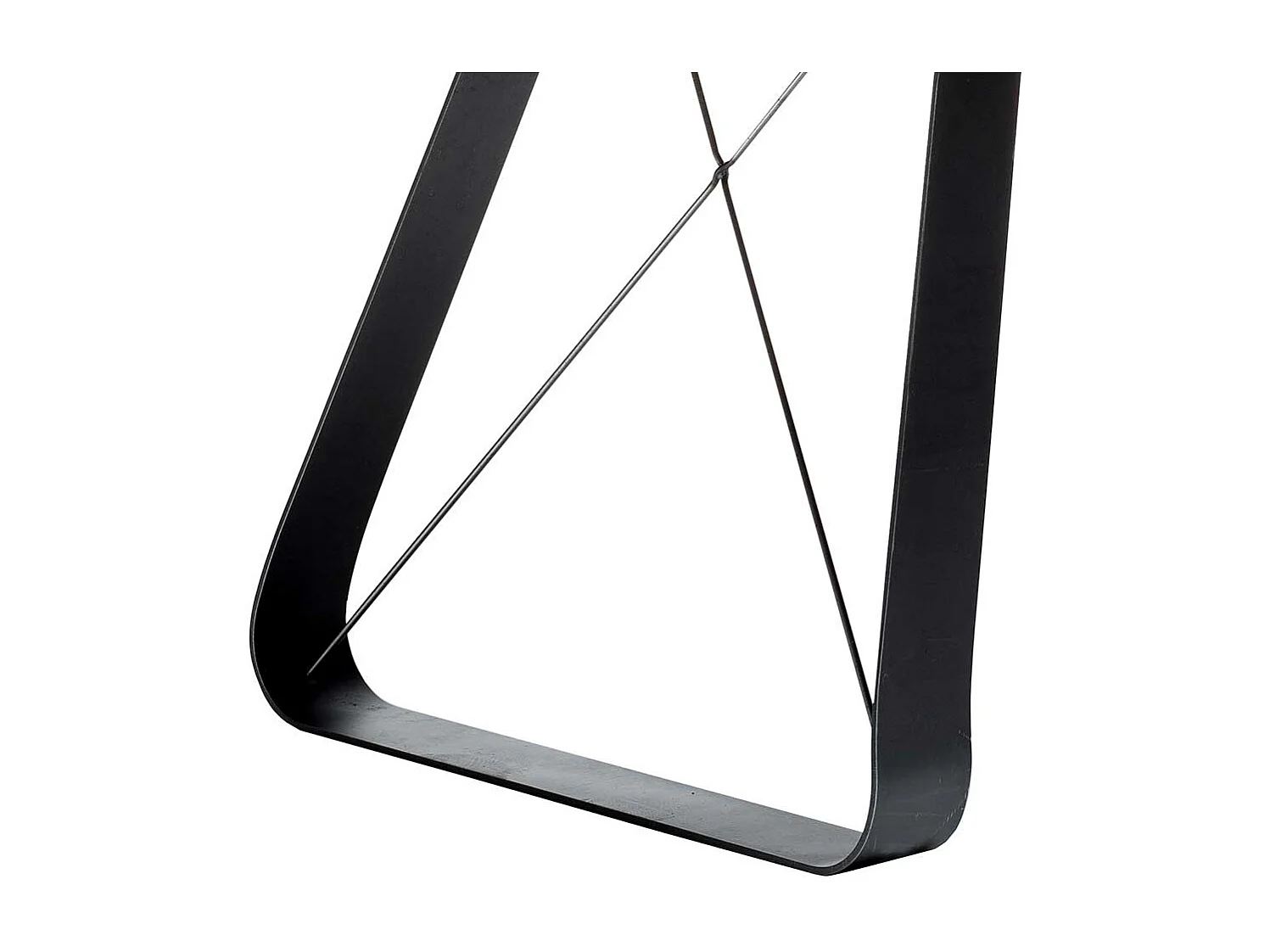 Esszimmer Tisch aus Asteiche Massivholz Bügelgestell aus Metall