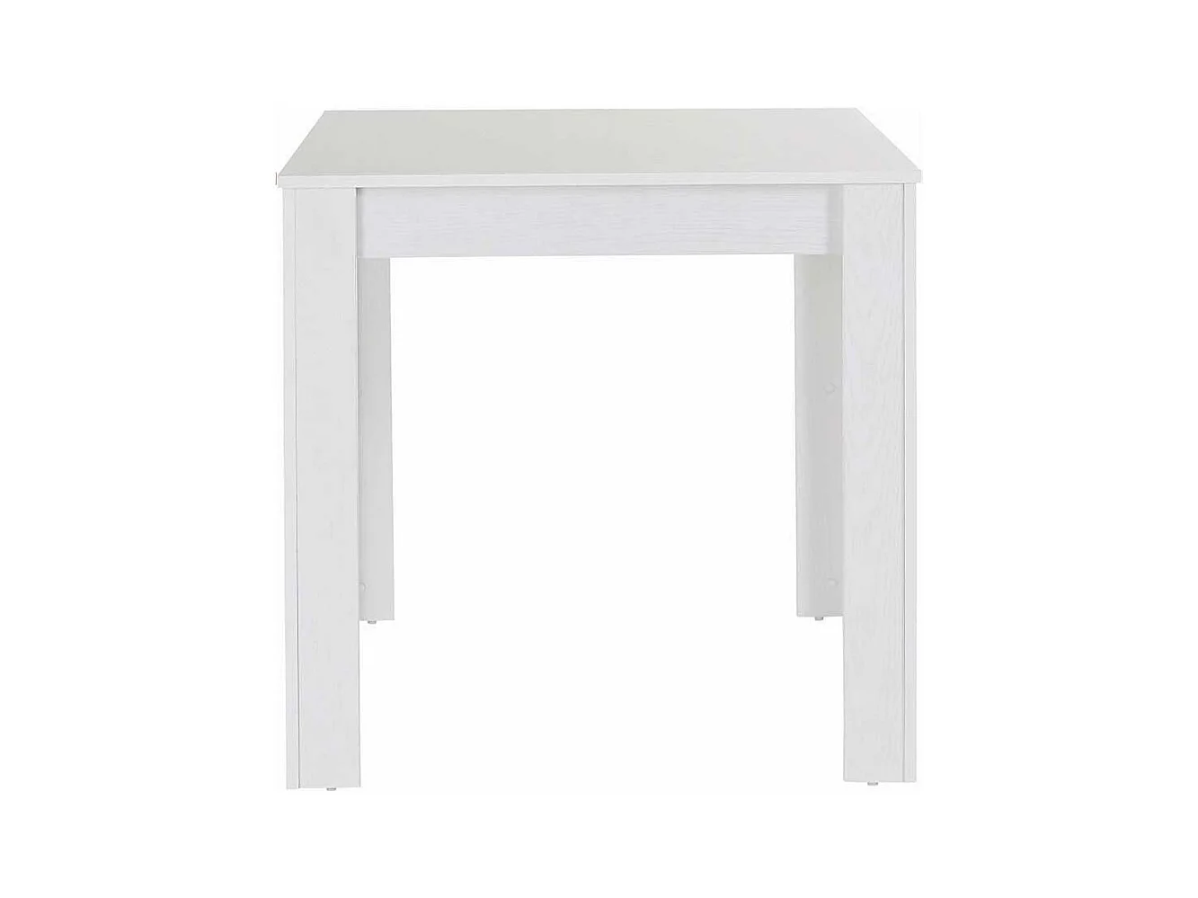 Esstisch in Weiß 80 cm tief