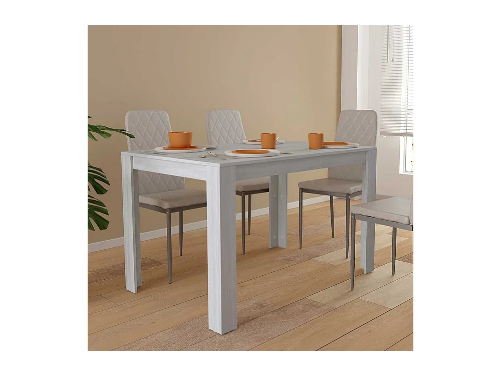 Esstisch in Weiß 80 cm tief