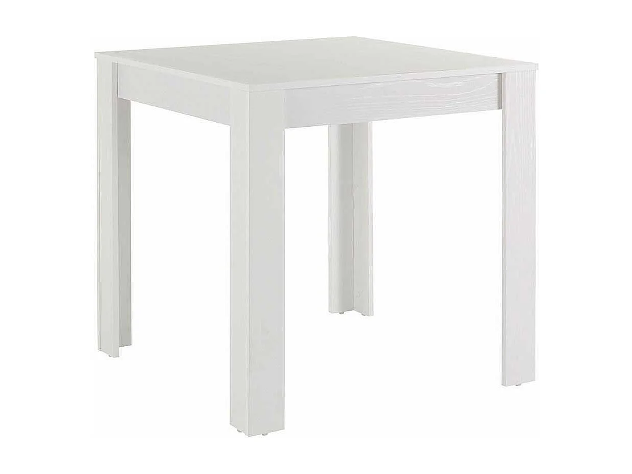 Esstisch in Weiß 80 cm tief