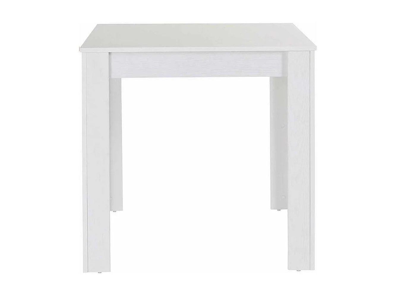Esstisch in Weiß 80 cm tief