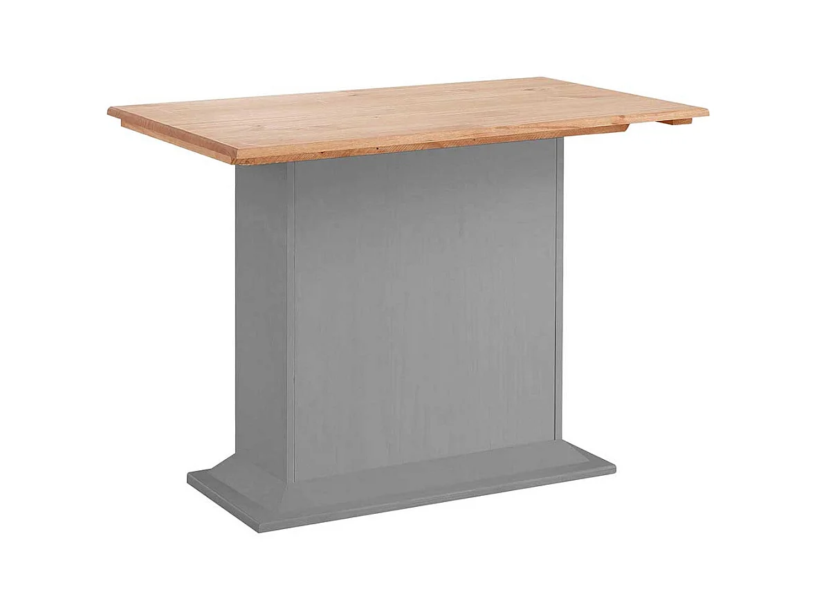Esstisch Küchentisch in Grau und Kieferfarben