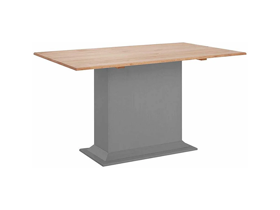 Esstisch Küchentisch in Grau und Kieferfarben