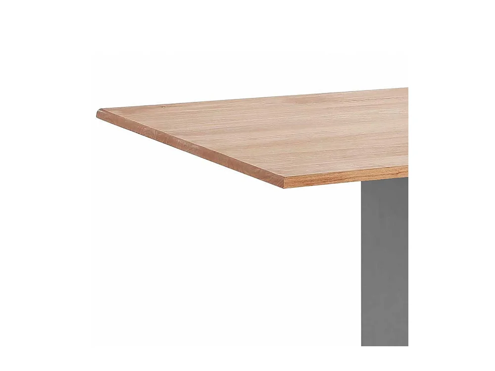 Esstisch Küchentisch in Grau und Kieferfarben