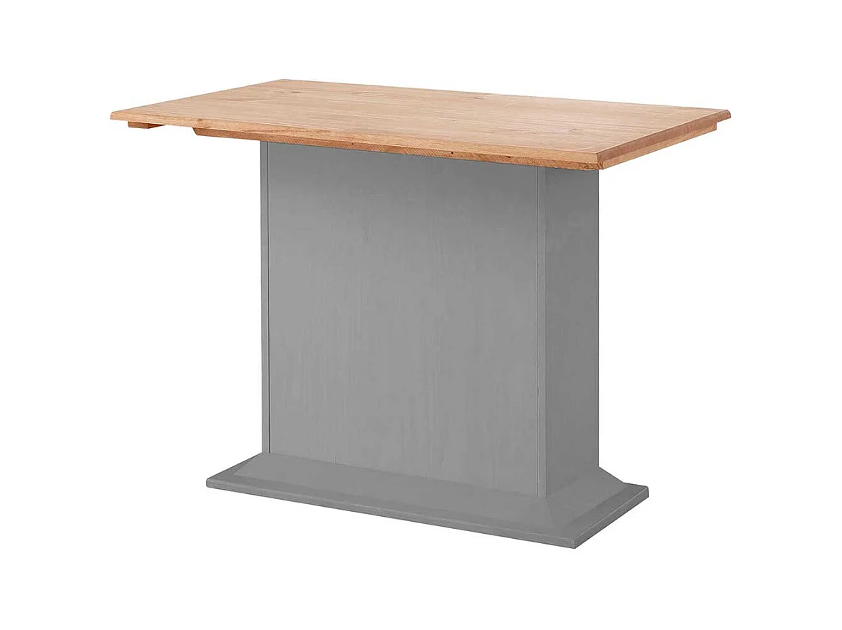 Esstisch Küchentisch in Grau und Kieferfarben