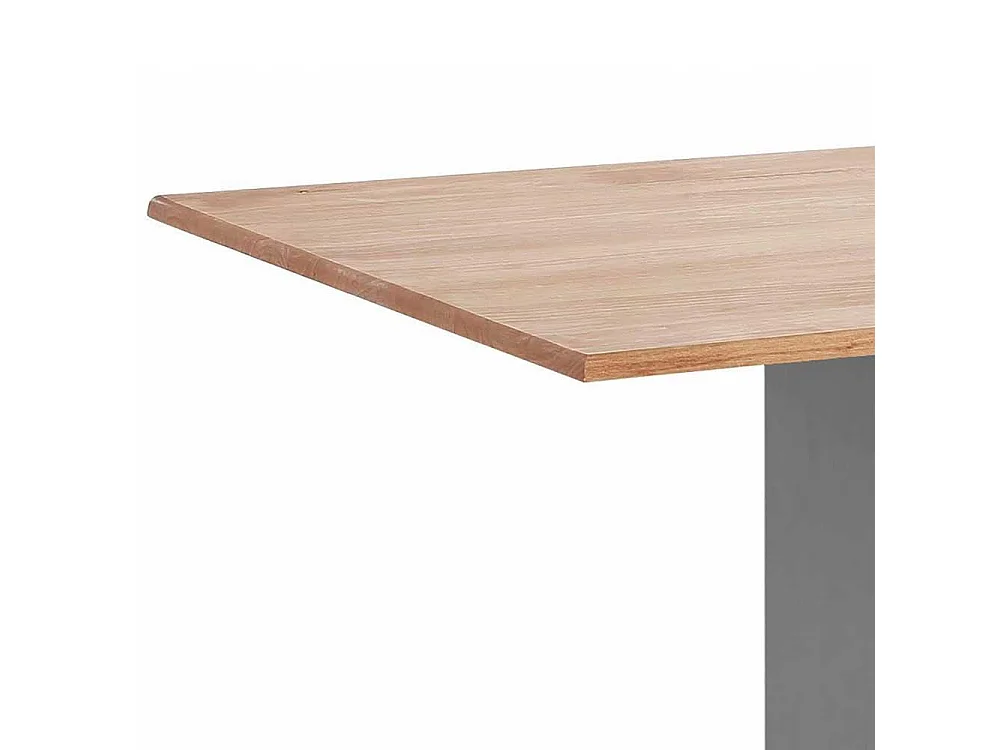 Esstisch Küchentisch in Grau und Kieferfarben