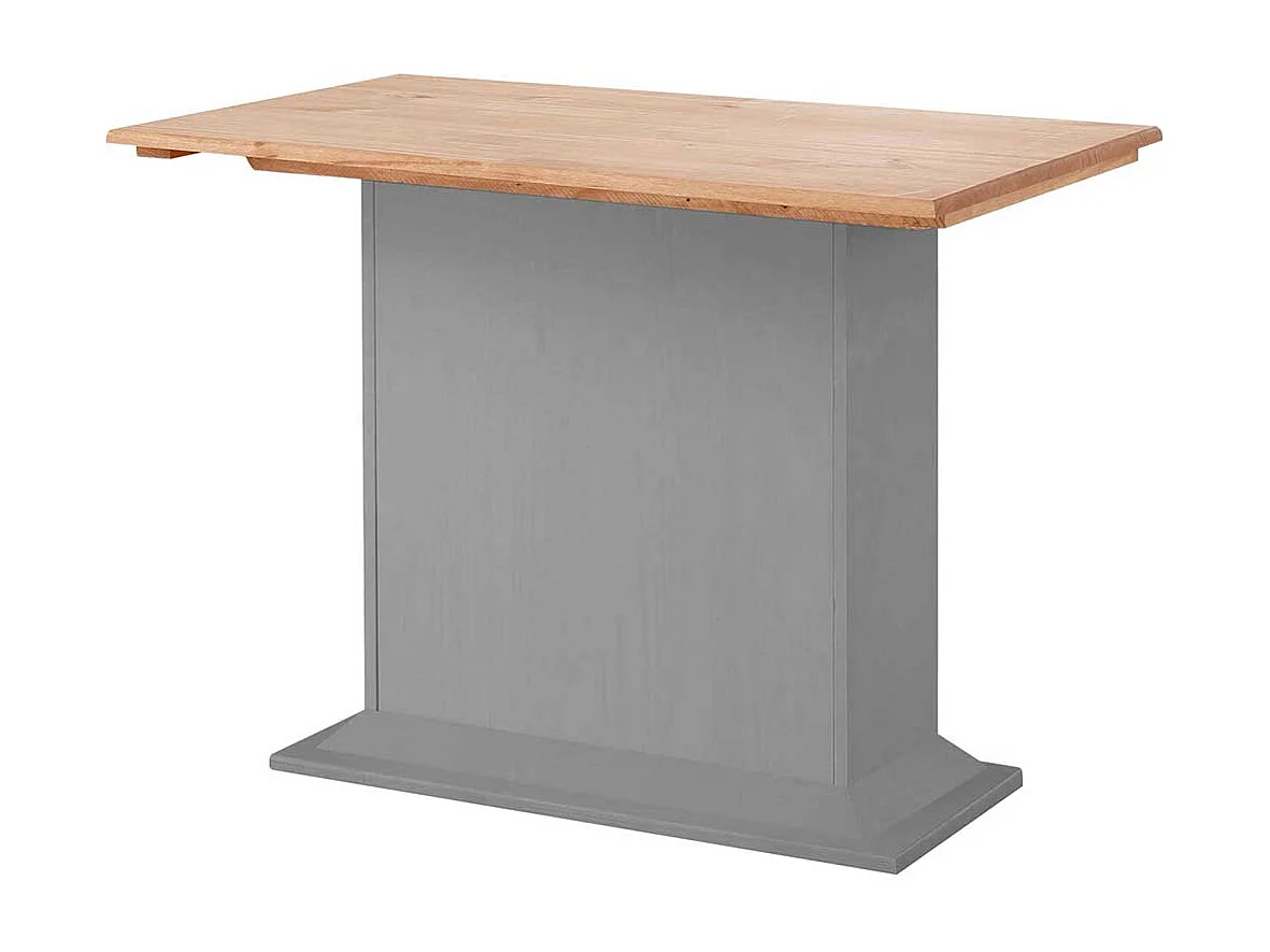 Esstisch Küchentisch in Grau und Kieferfarben