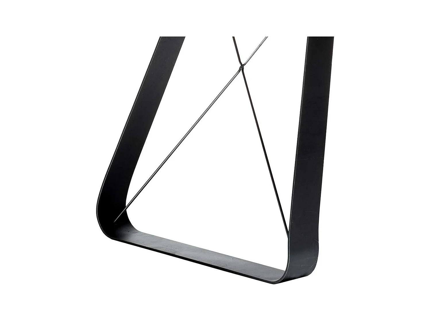 Esszimmer Tisch aus Asteiche Massivholz Bügelgestell aus Metall