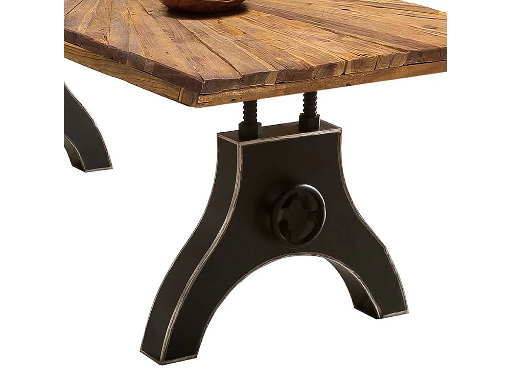 Tisch Esszimmer Echtholztisch aus Massivholz mit Vierfußgestell