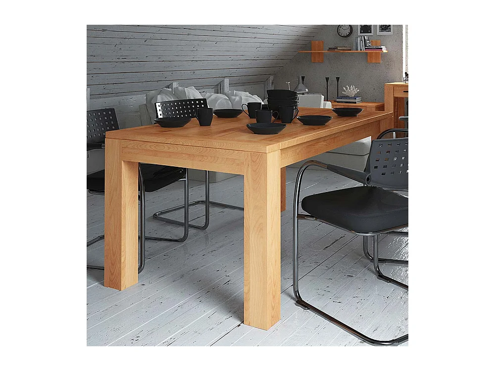 Massivholztisch für Esszimmer Kernbuche geölt