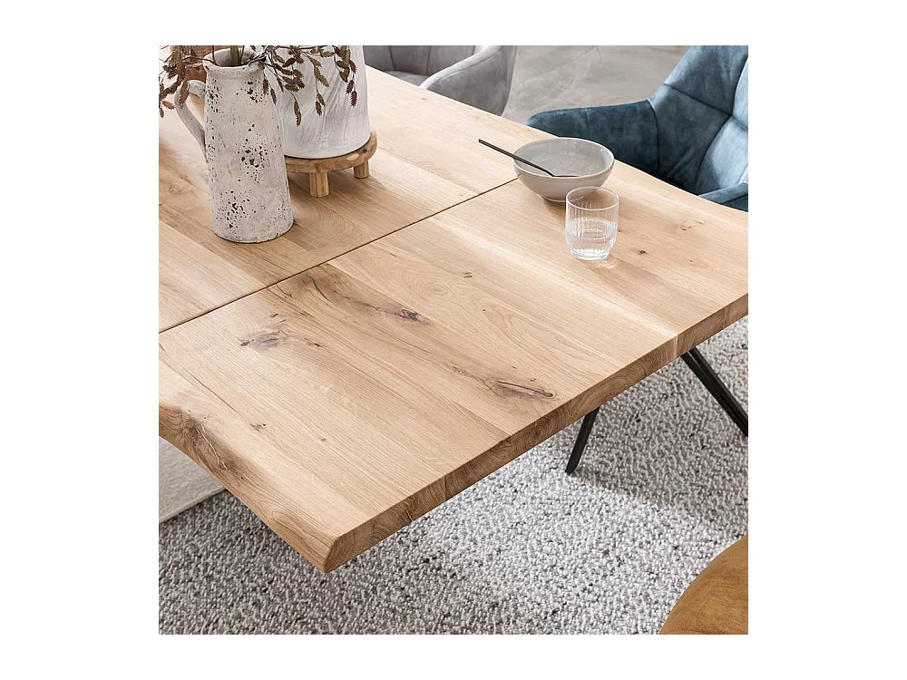 Buffettisch im Industry und Loft Stil natürlicher Baumkante