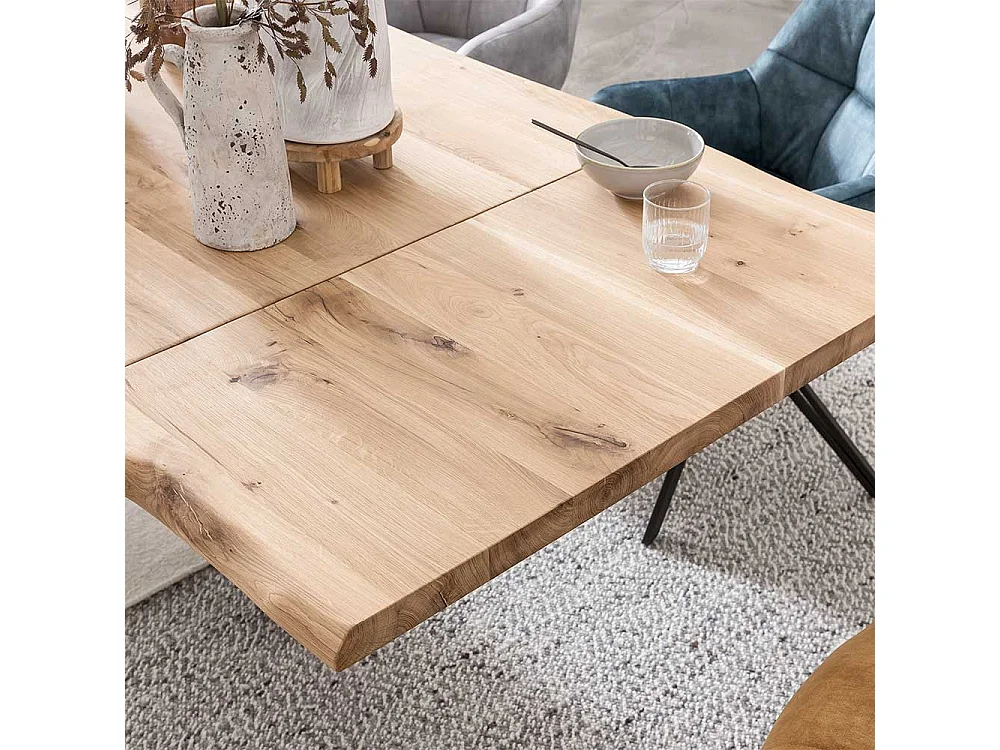 Buffettisch im Industry und Loft Stil natürlicher Baumkante