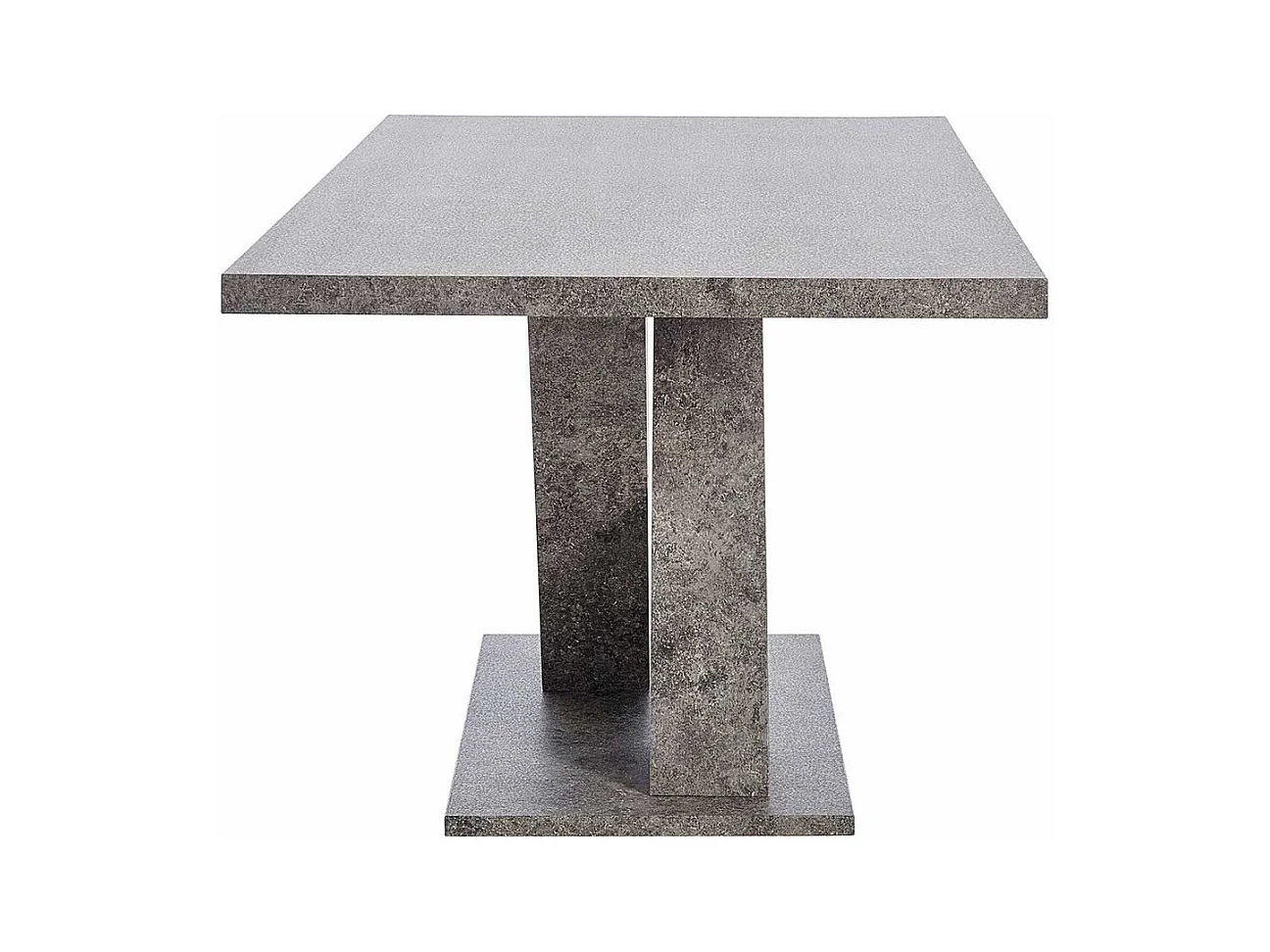 Esszimmer Tisch in Beton Grau X-Füßen