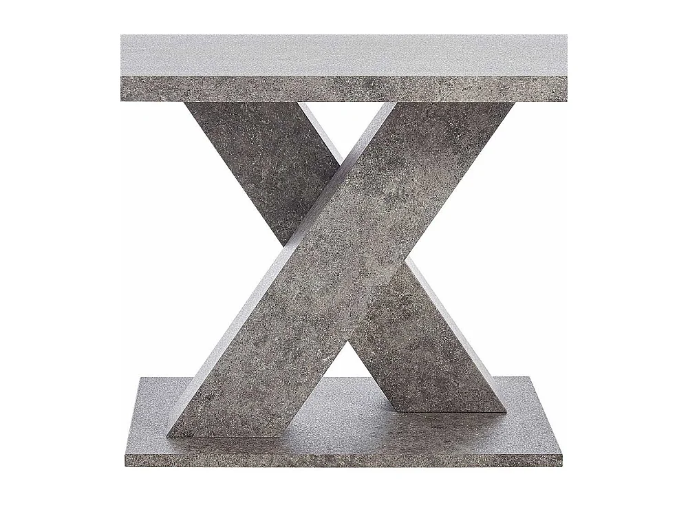Esszimmer Tisch in Beton Grau X-Füßen
