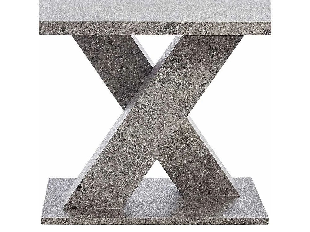 Esszimmer Tisch in Beton Grau X-Füßen
