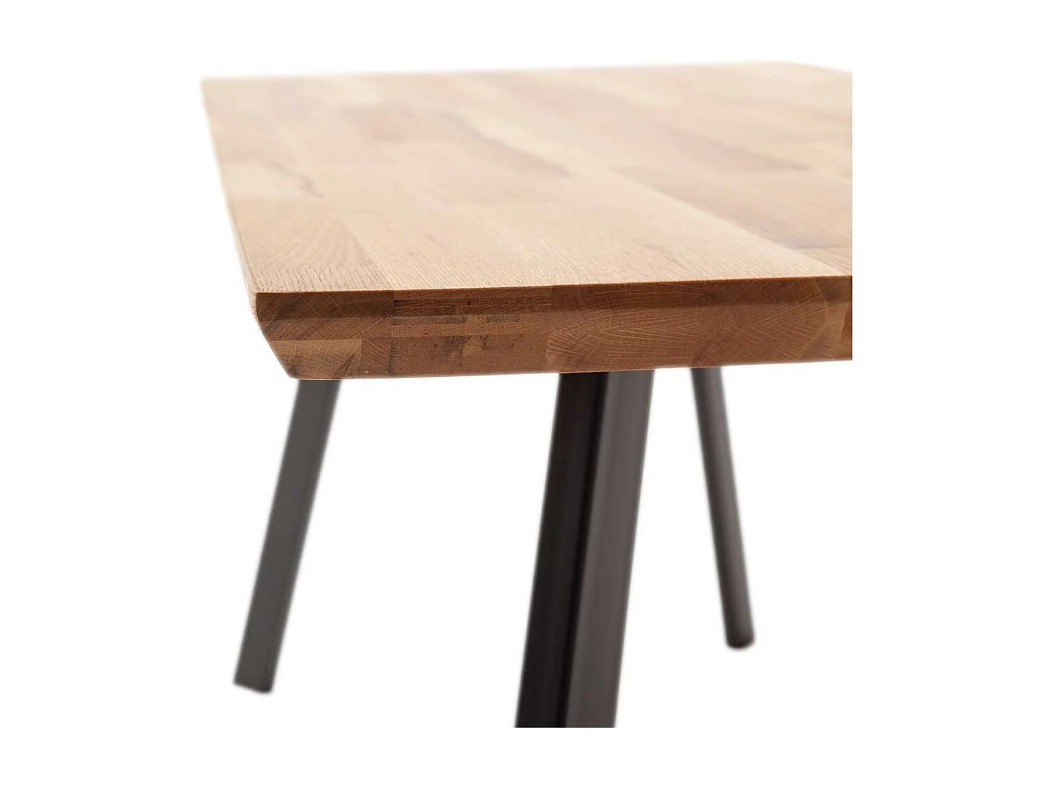 Esstisch Esszimmertisch im Industry und Loft Stil mit Schweizer Kante