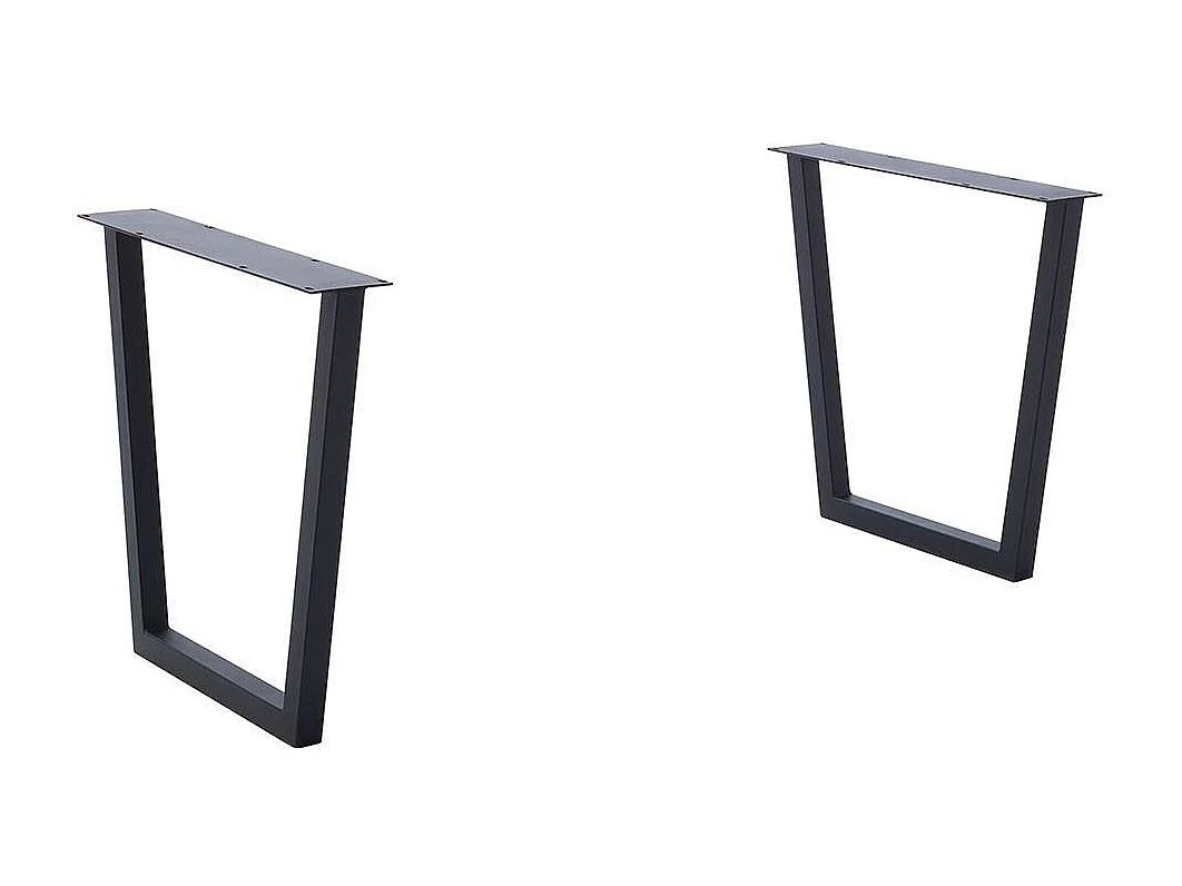 Esstisch Esszimmertisch aus Massivholz mit Bügelgestell