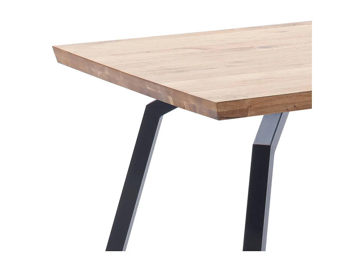 Esstisch Holztisch in Wildeichefarben mit Vierfußgestell