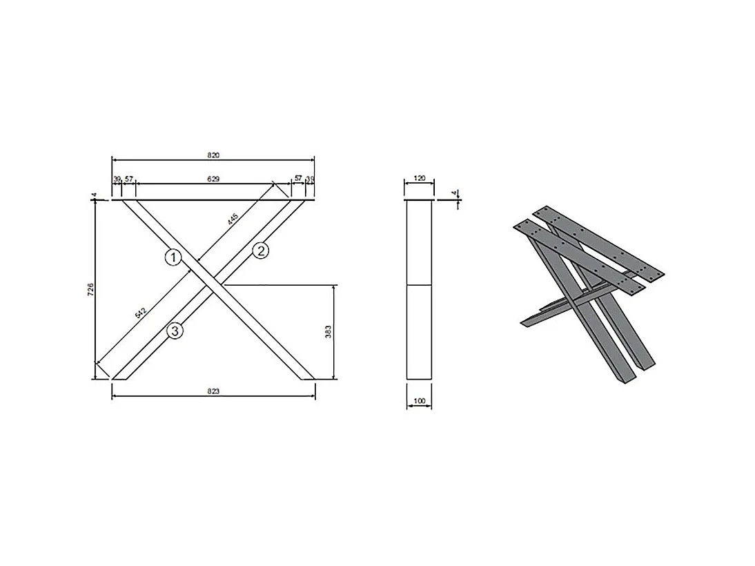 Tisch mit Baumkante Eiche geölt modernem Design