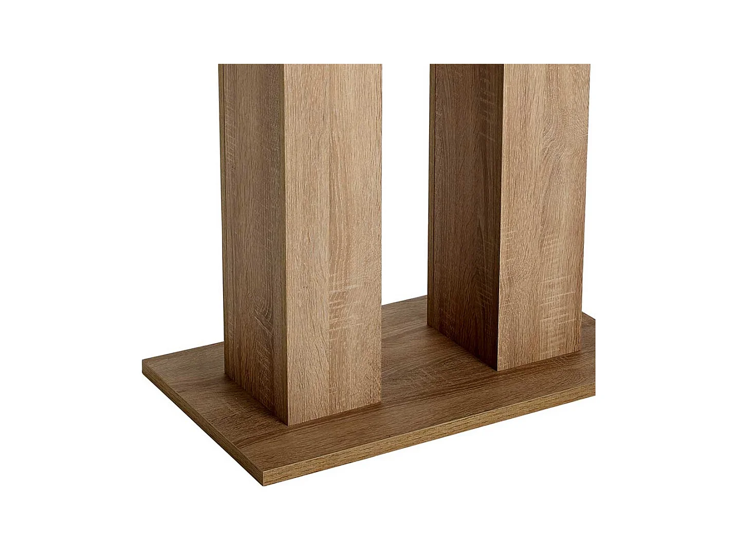 Säulen Esszimmertisch in Sonoma Eiche 120 cm breit