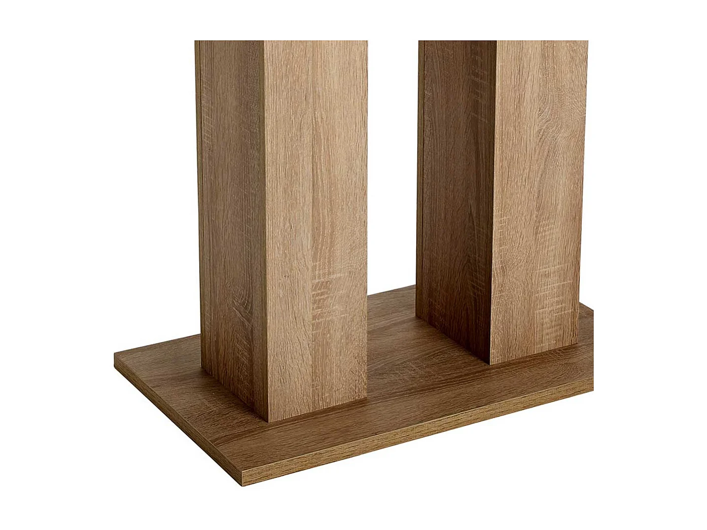 Säulen Esszimmertisch in Sonoma Eiche 120 cm breit