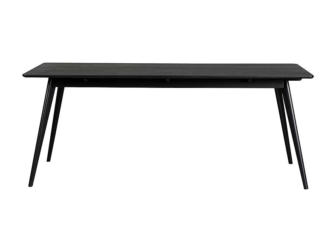 Esszimmer Tisch in Schwarz Retro Look