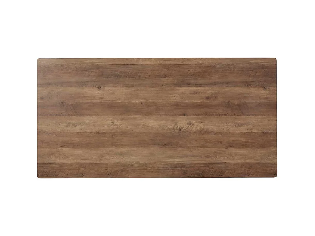 Esszimmer Tisch in modernem Design Eiche Optik und Schwarz