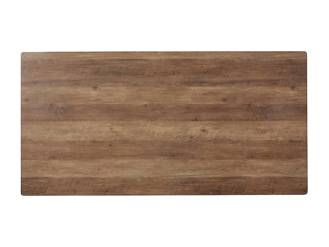 Esszimmer Tisch in modernem Design Eiche Optik und Schwarz