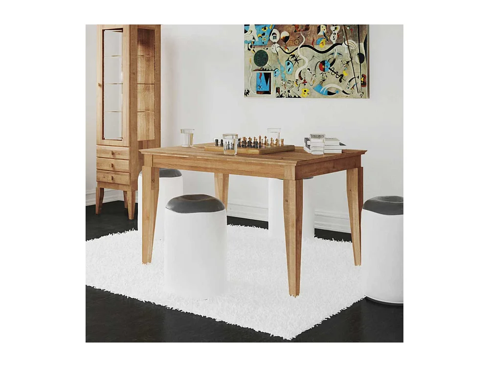 Esszimmertisch aus Wildeiche massiv geölt