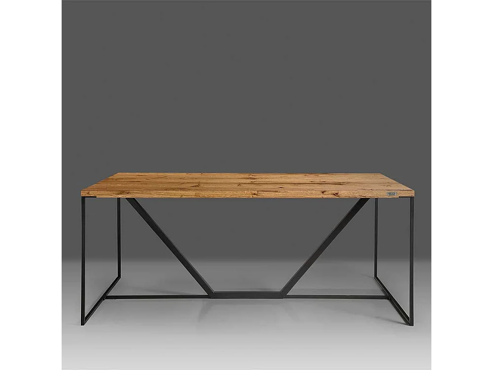 Premium Esszimmer Tisch in Eichefarben Schwarz