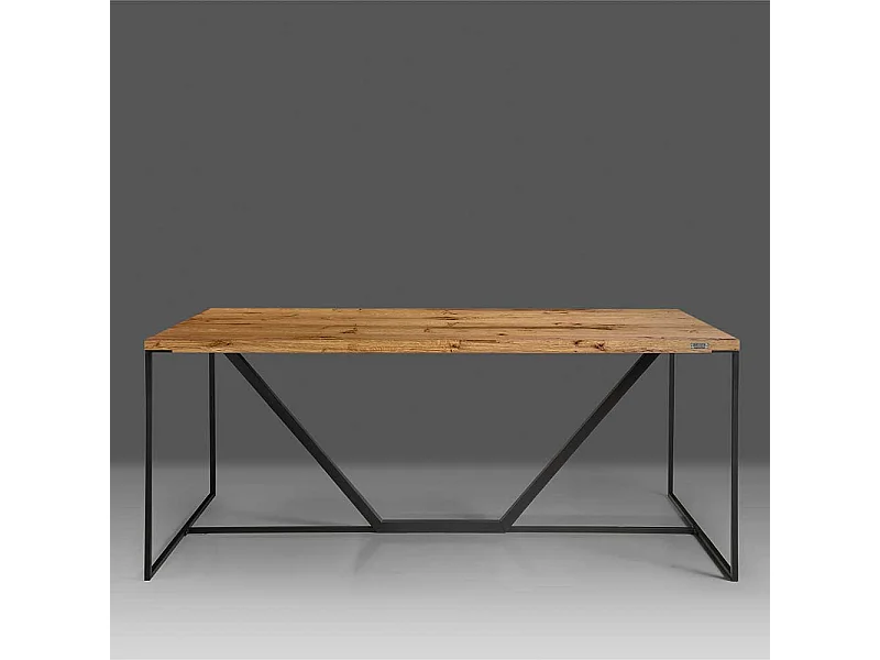 Premium Esszimmer Tisch in Eichefarben Schwarz