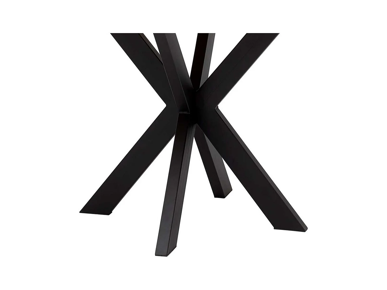 Kleiner Esszimmer Tisch 100x100 cm Industry und Loft Stil