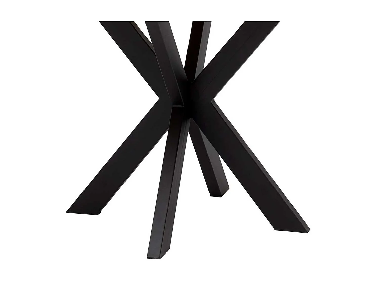 Kleiner Esszimmer Tisch 100x100 cm Industry und Loft Stil