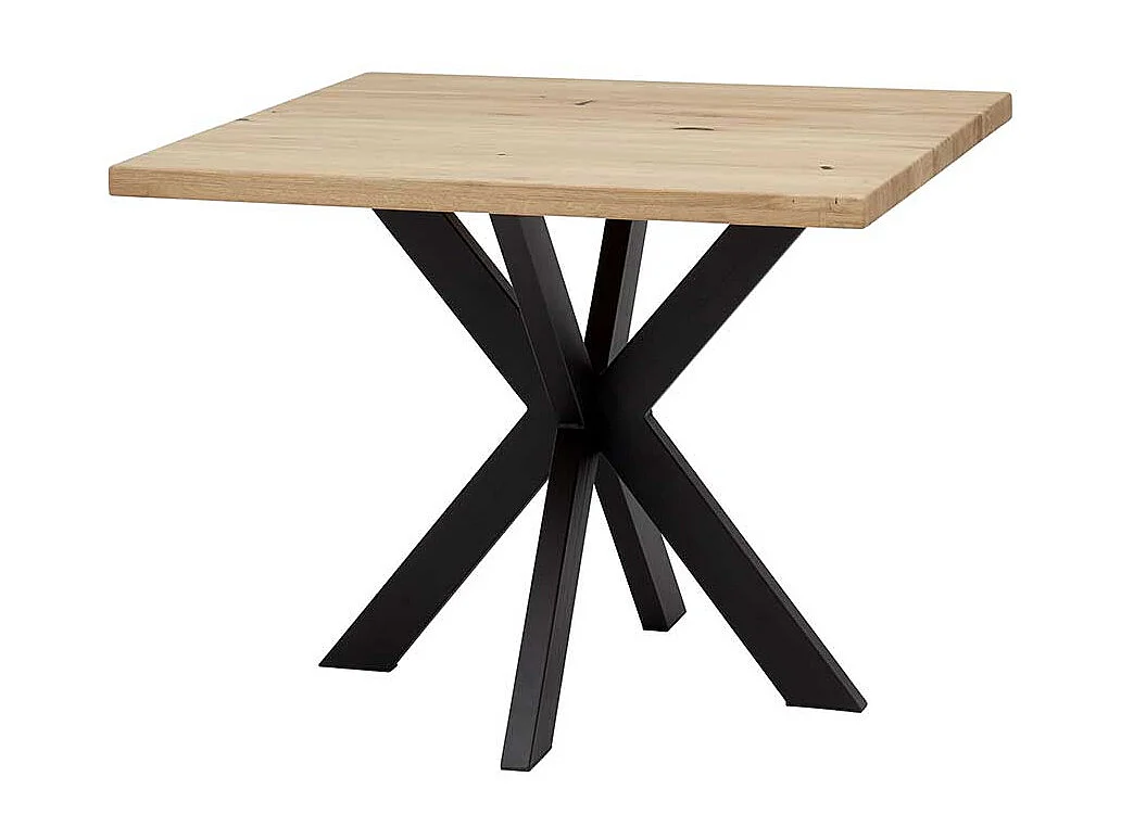 Kleiner Esszimmer Tisch 100x100 cm Industry und Loft Stil